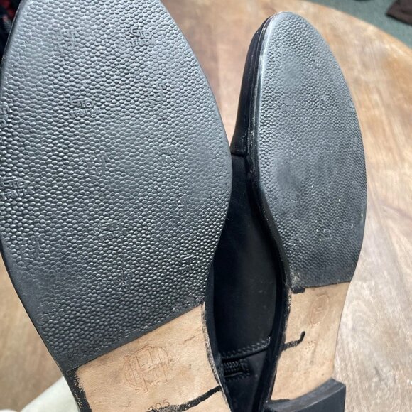 House of Harlow Ankle Boots Womens Size 39.5 US 8.5‎ Black Leather - Picture 9 of 11